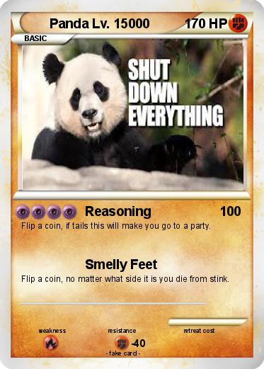 Pokemon Panda Lv. 15000