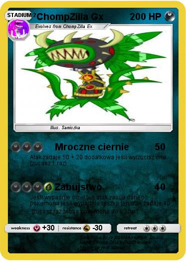 Pokemon ChompZilla Gx