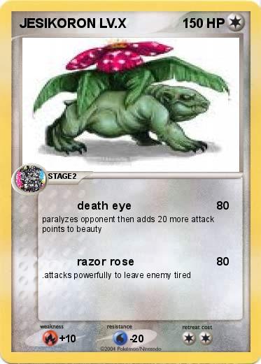 Pokemon JESIKORON LV.X