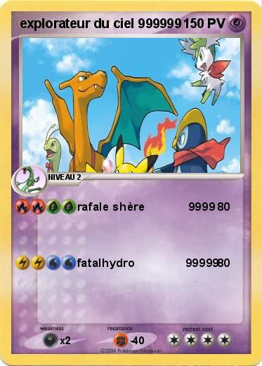 Pokemon explorateur du ciel 999999