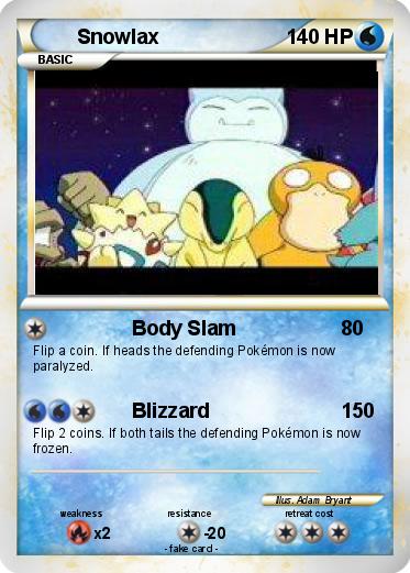 Pokemon Snowlax