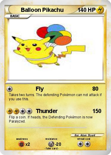 Pokemon Balloon Pikachu