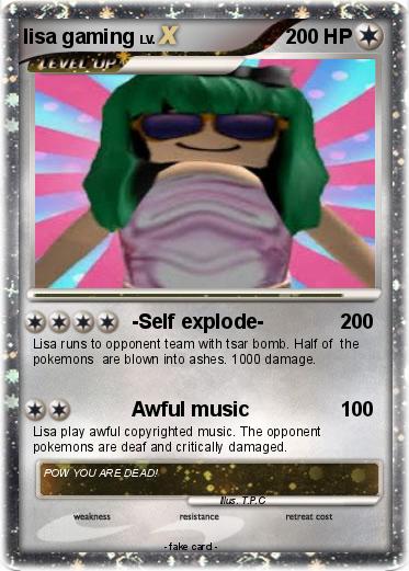 Pokemon lisa gaming