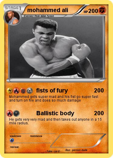 Pokemon mohammed ali