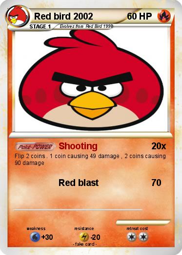 Pokemon Red bird 2002