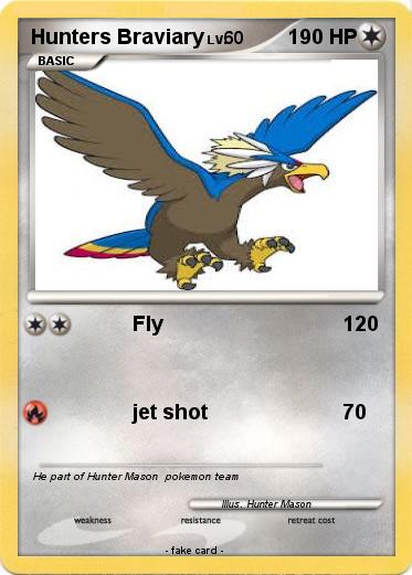 Pokemon Hunters Braviary