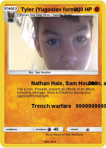 Pokemon Tyler (Yugoslav forme)
