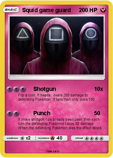 Pokemon Squid game guard