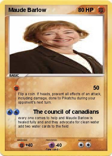 Pokemon Maude Barlow