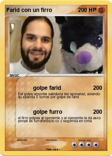 Pokemon Farid con un firro