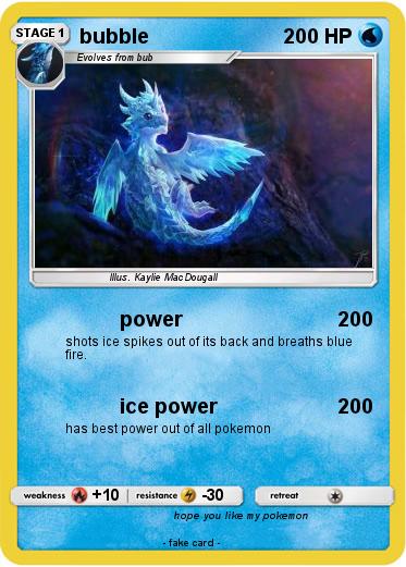 Pokemon bubble
