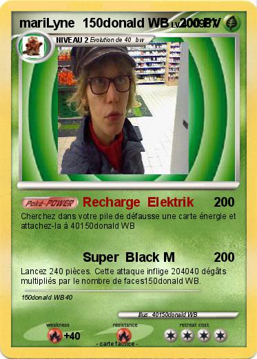 Pokemon mariLyne  150donald WB