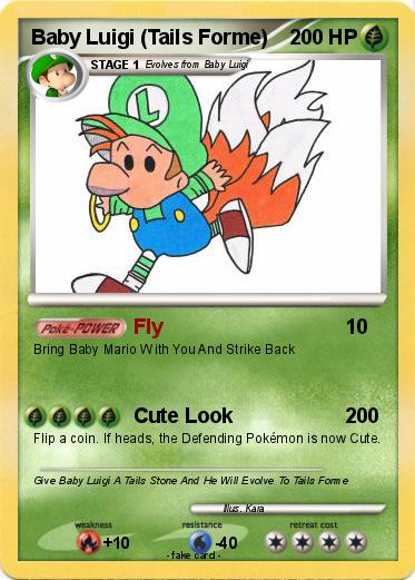 Pokemon Baby Luigi (Tails Forme)