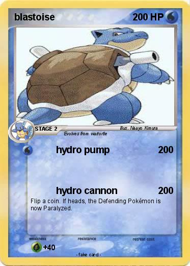 Pokemon blastoise