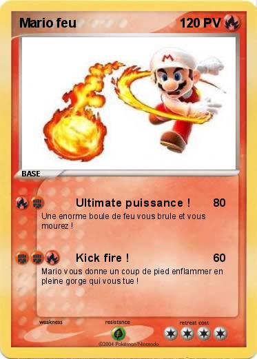 Pokemon Mario feu