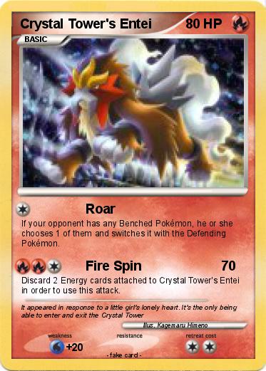 Pokemon Crystal Tower's Entei
