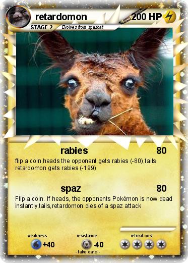 Pokemon retardomon