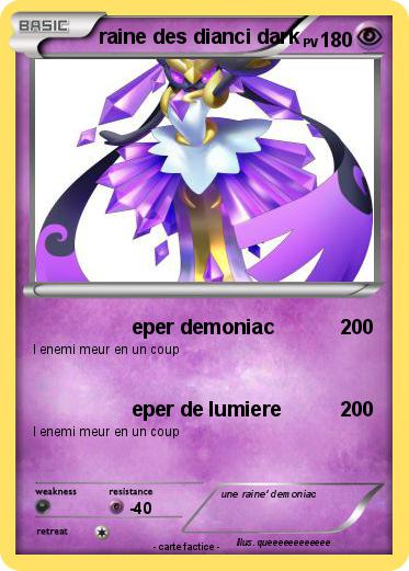 Pokemon raine des dianci dark