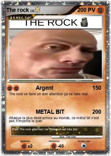 Pokemon The rock