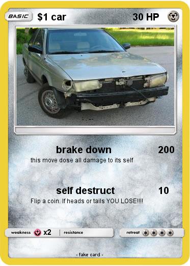 Pokemon $1 car