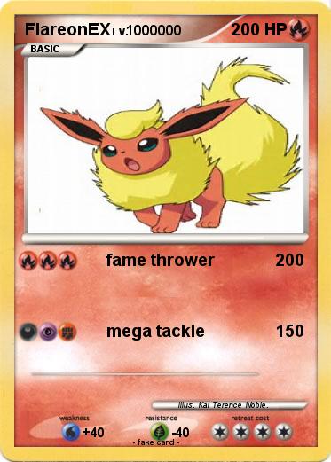 Pokemon FlareonEX