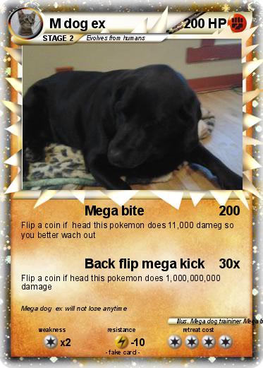 Pokemon M dog ex