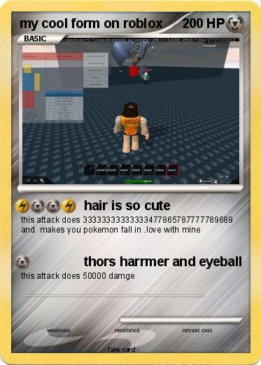 Pokemon my cool form on roblox