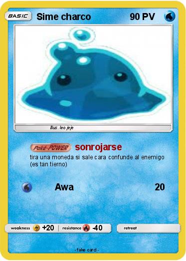 Pokemon Sime charco