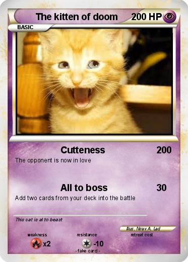 Pokemon The kitten of doom