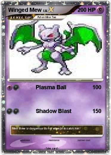 Pokemon Winged Mew