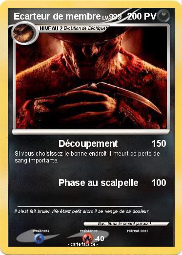 Pokemon Ecarteur de membre