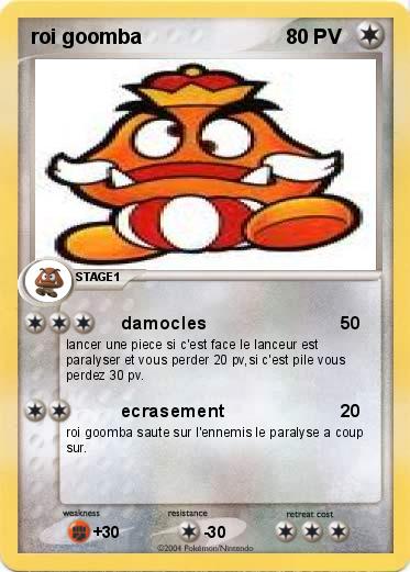 Pokemon roi goomba