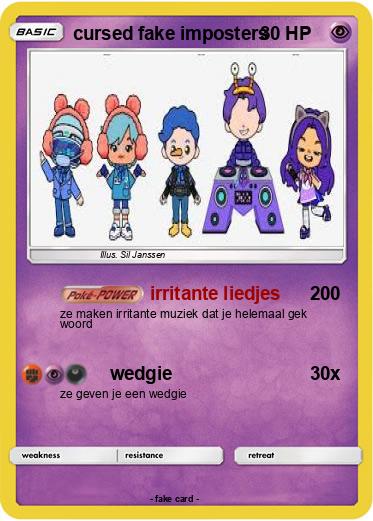 Pokemon cursed fake imposters