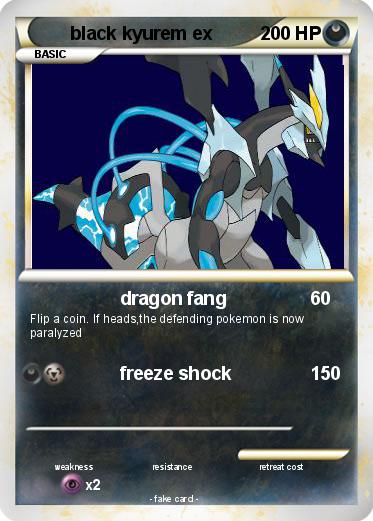 Pokemon black kyurem ex