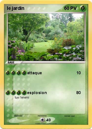 Pokemon le jardin