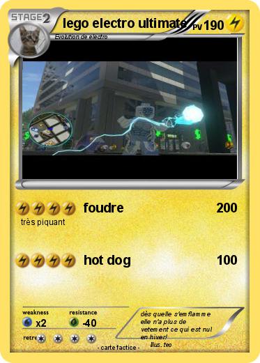 Pokemon lego electro ultimate