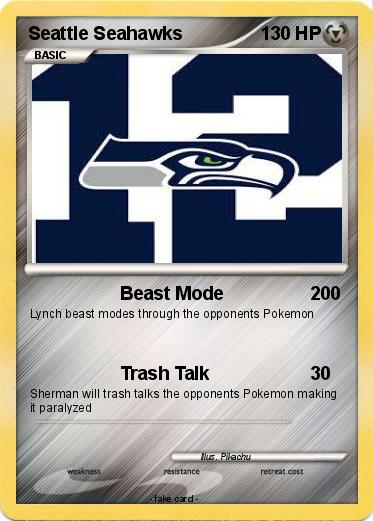 Pokemon Seattle Seahawks