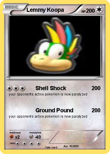 Pokemon Lemmy Koopa