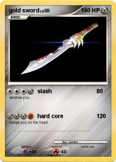 Pokemon gold sword