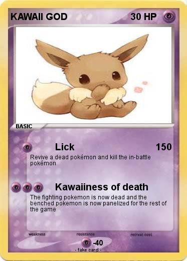 Pokemon KAWAII GOD