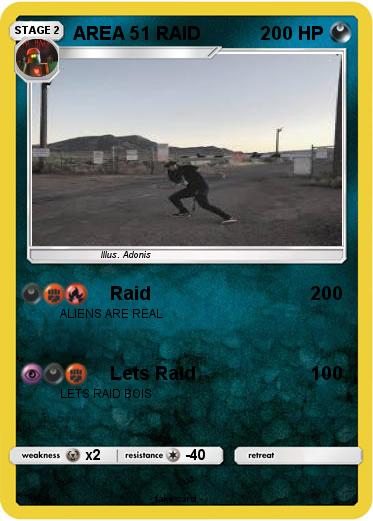Pokemon AREA 51 RAID