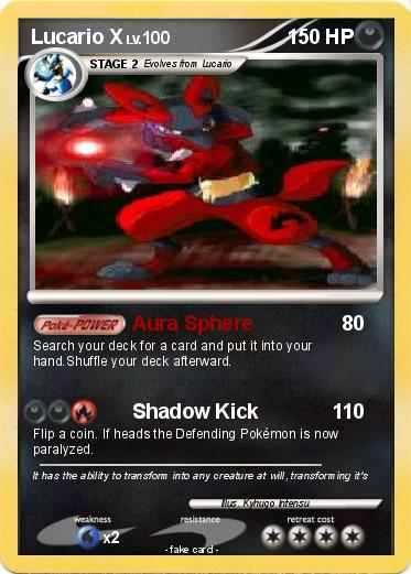 Pokemon Lucario X