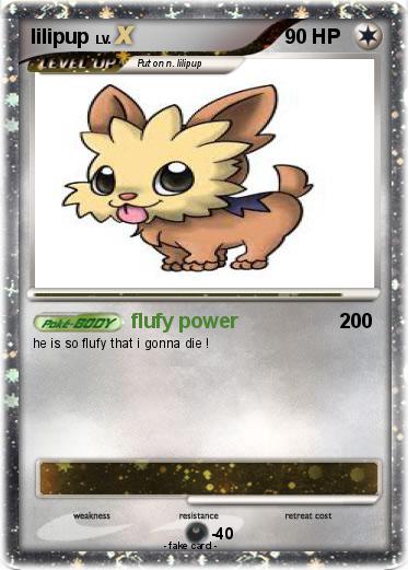 Pokemon lilipup