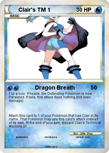 Pokemon Clair's TM 1
