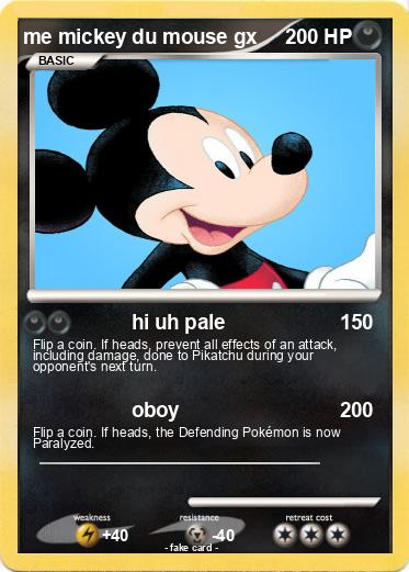 Pokemon me mickey du mouse gx