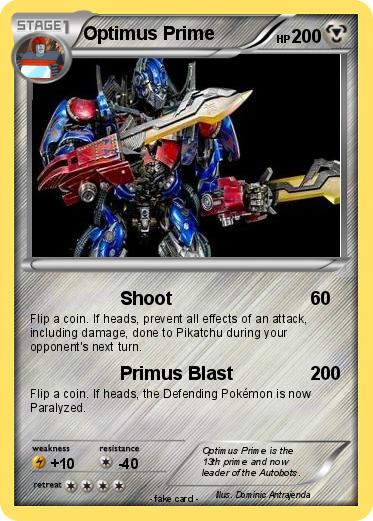 Pokemon Optimus Prime