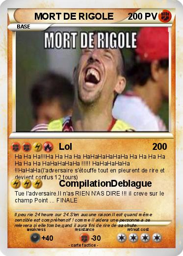Pokemon MORT DE RIGOLE