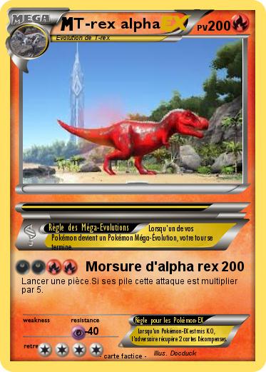 Pokemon T-rex alpha