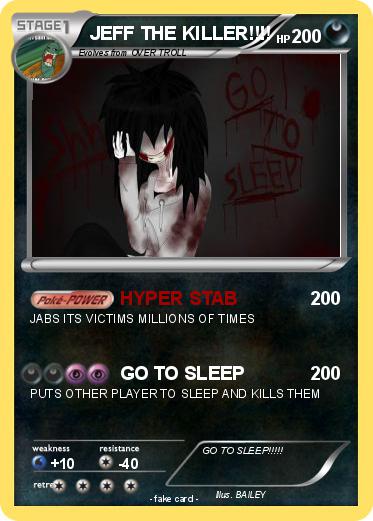Pokemon JEFF THE KILLER!!!!