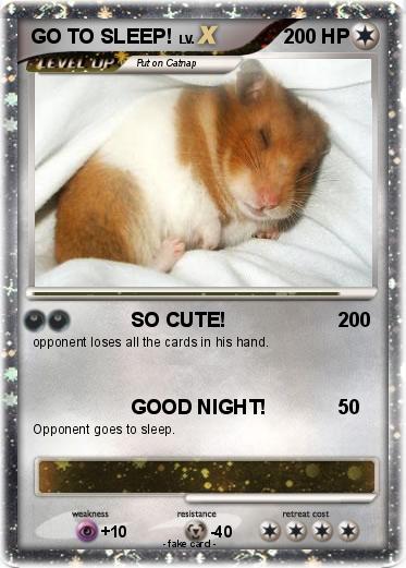 Pokemon GO TO SLEEP!